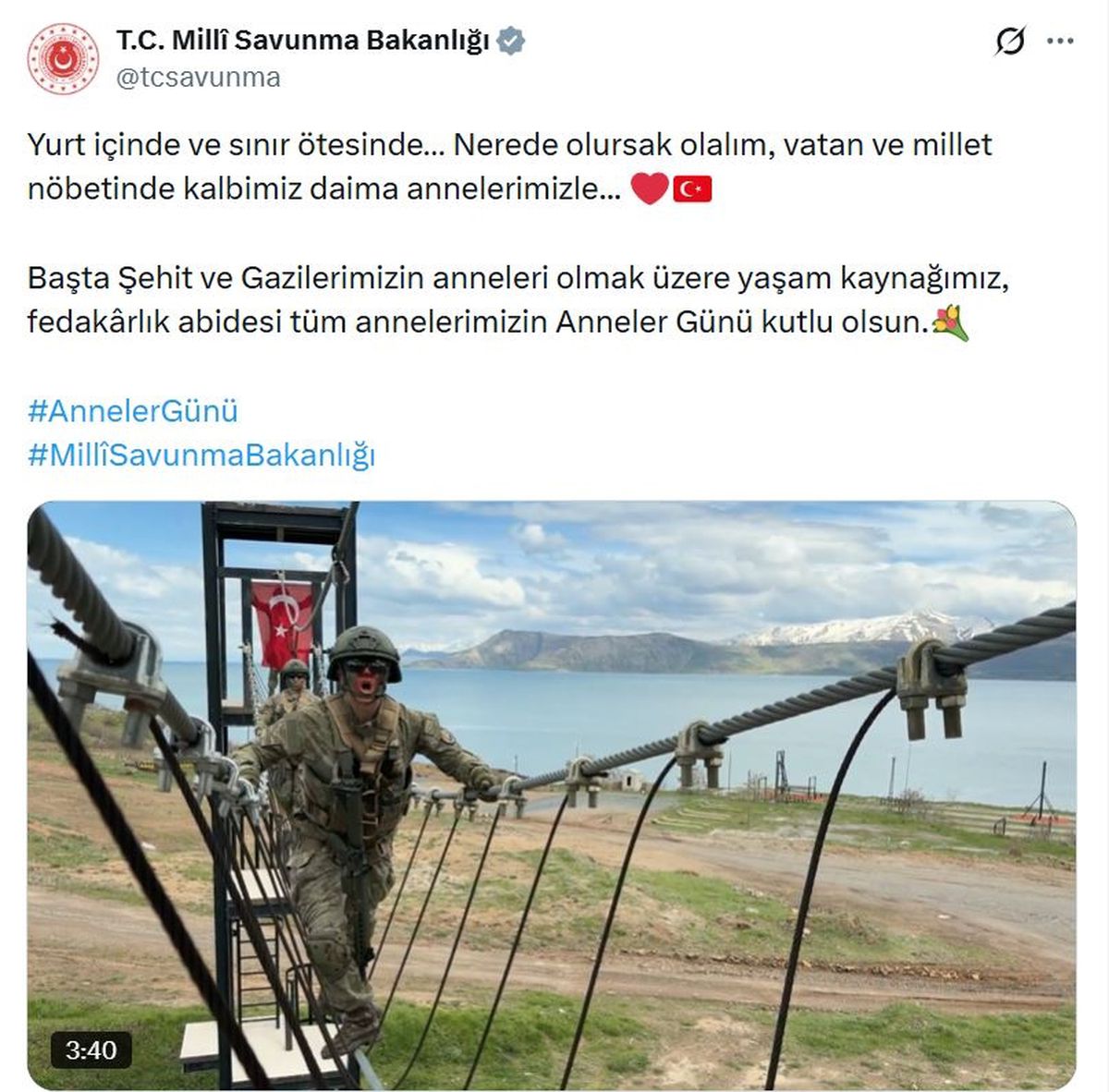 MSB’den ‘Anneler Günü’ klibi