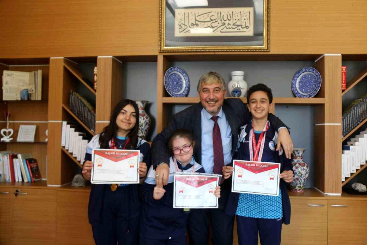 Kütahya’da Şampiyon Özel Sporcular Ağırladı
