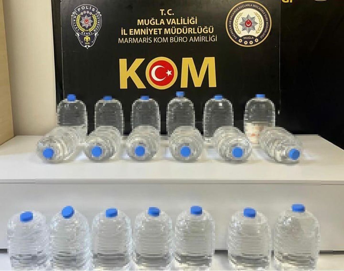 Muğla’da Etil Alkol Operasyonu