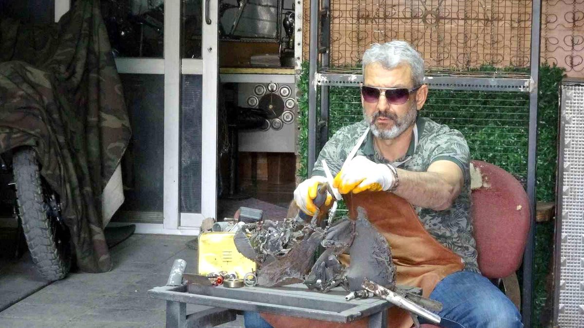 Ahmet İftar’ın Atık Sanat Eserleri
