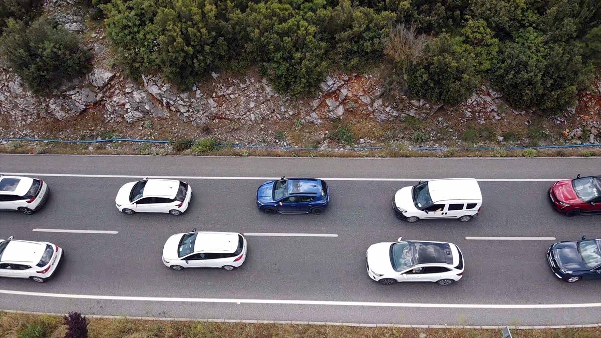 Muğla’da Bayram Trafik Yoğunluğu