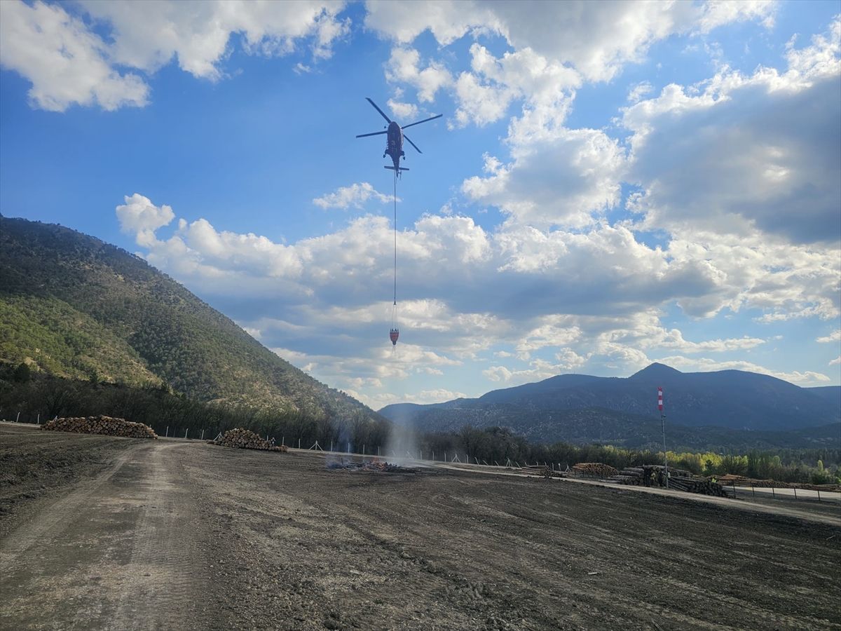 Nallıhan’da Yangın Söndürme Tatbikatı