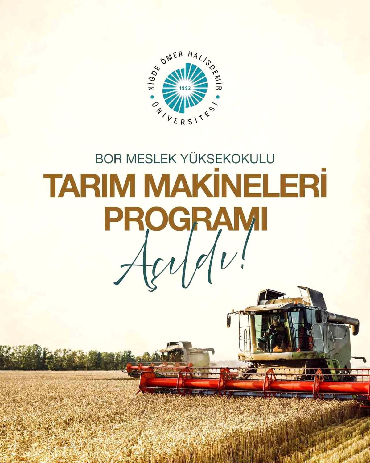 Yeni Tarım Makineleri Programı Açıldı