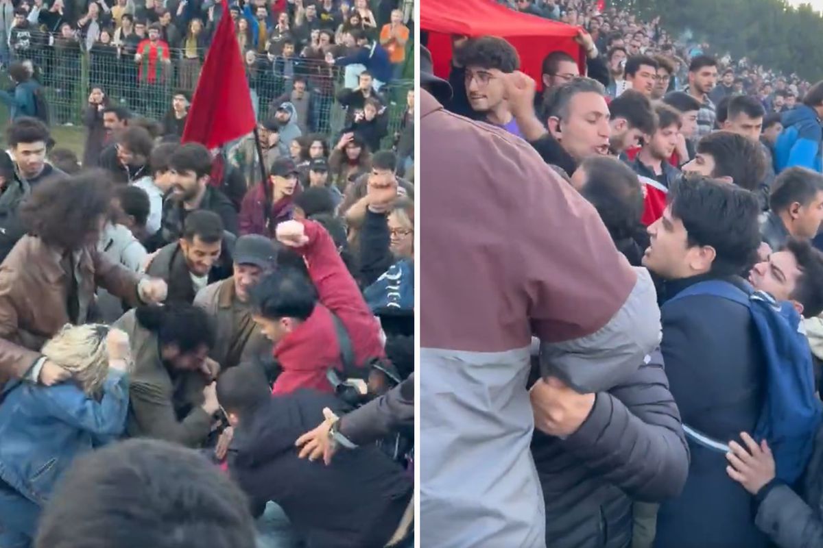 ODTÜ’deki bahar şenliğinde öğrenciler tekme tokat kavga etti