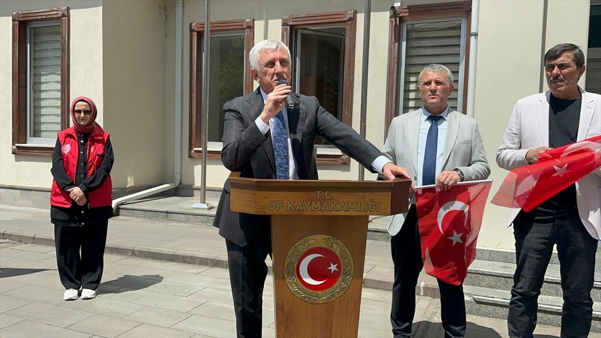 Of’ta Gençlik Yürüyüşü Coşkusu