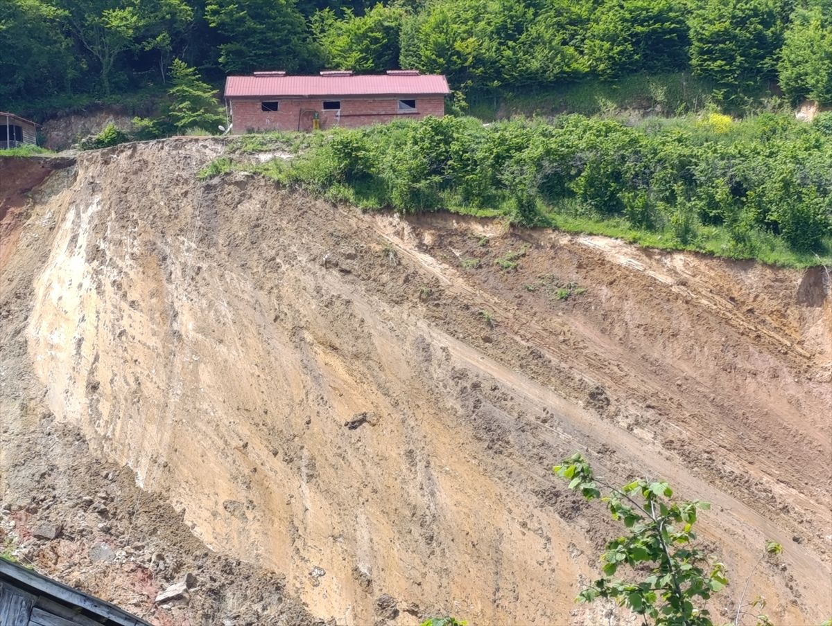 Fatsa’da Fındık Bahçesinde Heyelan: 4 Yapı Boşaltıldı