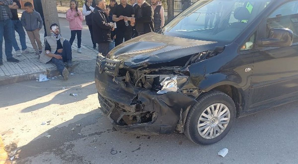 Kaçan Motosiklet Sürücüsü Kaza Yaptı