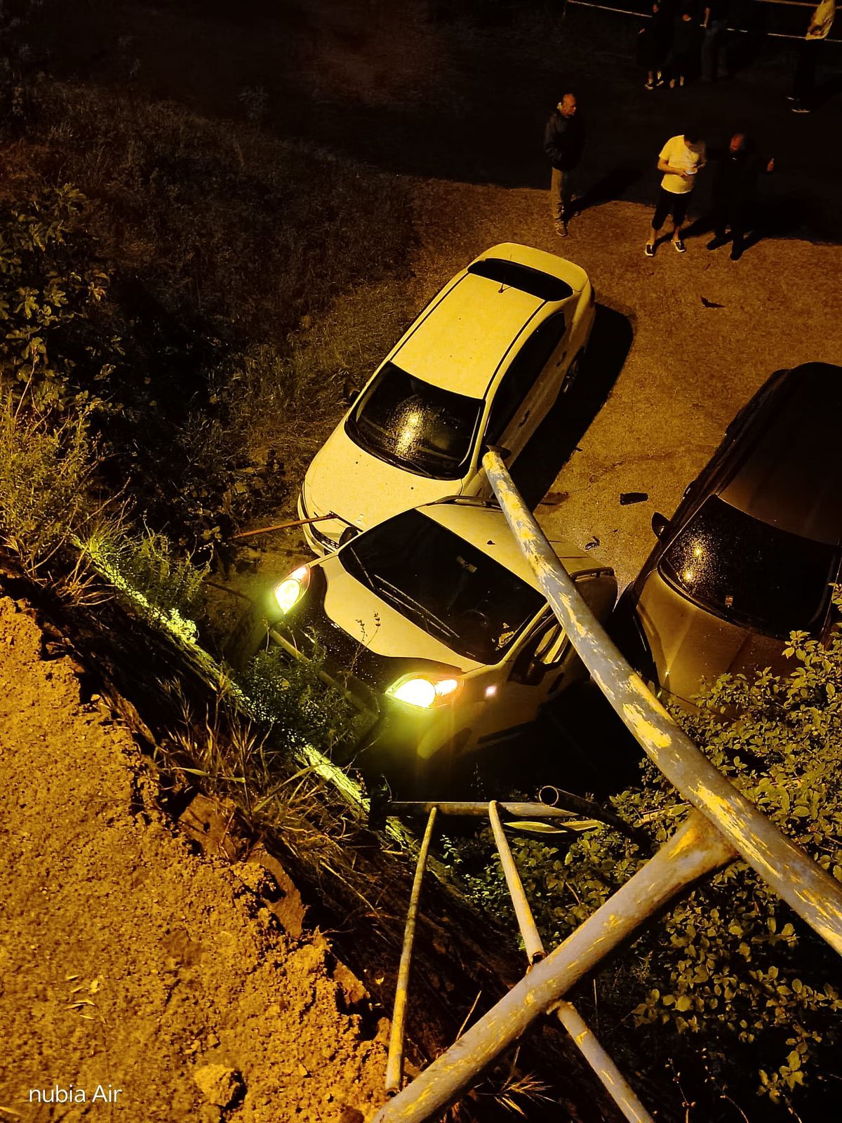 Ereğli’de Kaçan Sürücü İstinat Duvarından Düştü