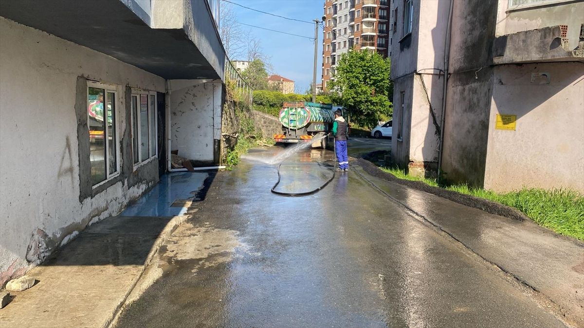 Rize’de Kurban Bayramı Temizliği