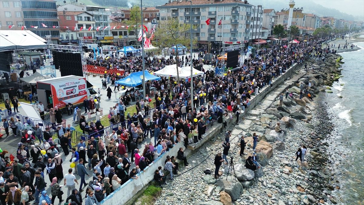 1. Türk Somonu Festivali Yakakent’te Yapıldı