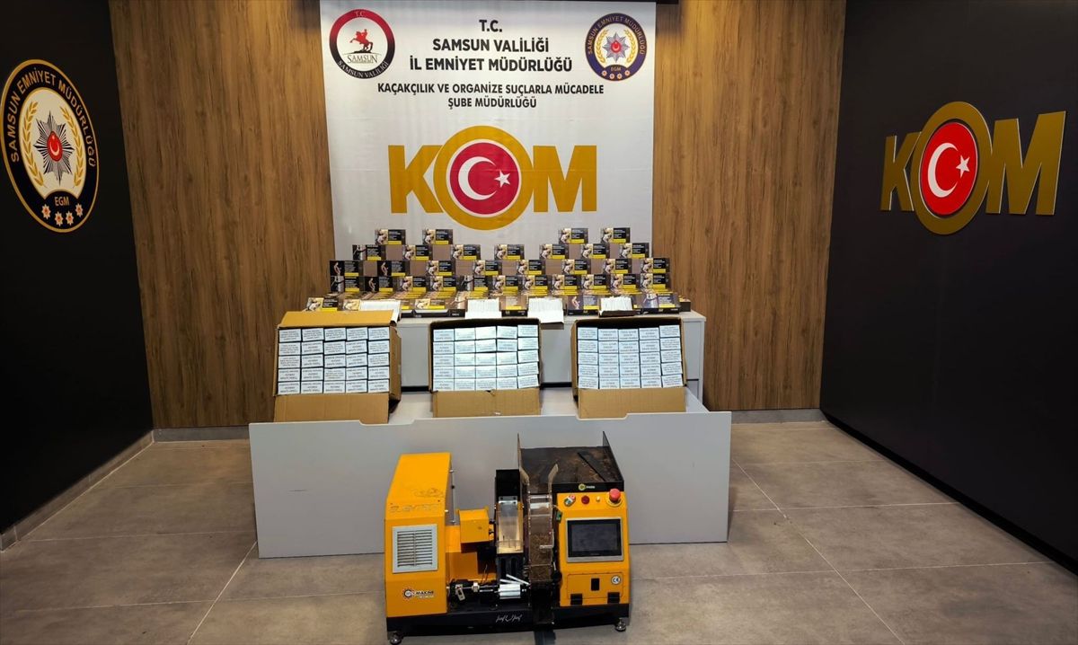 Samsun’da Kaçak Tütün Operasyonu