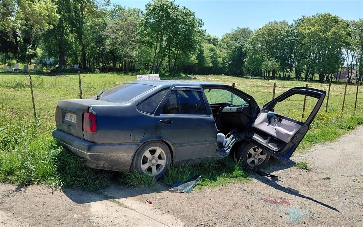 Bafra’da Trafik Kazası: İki Yaralı