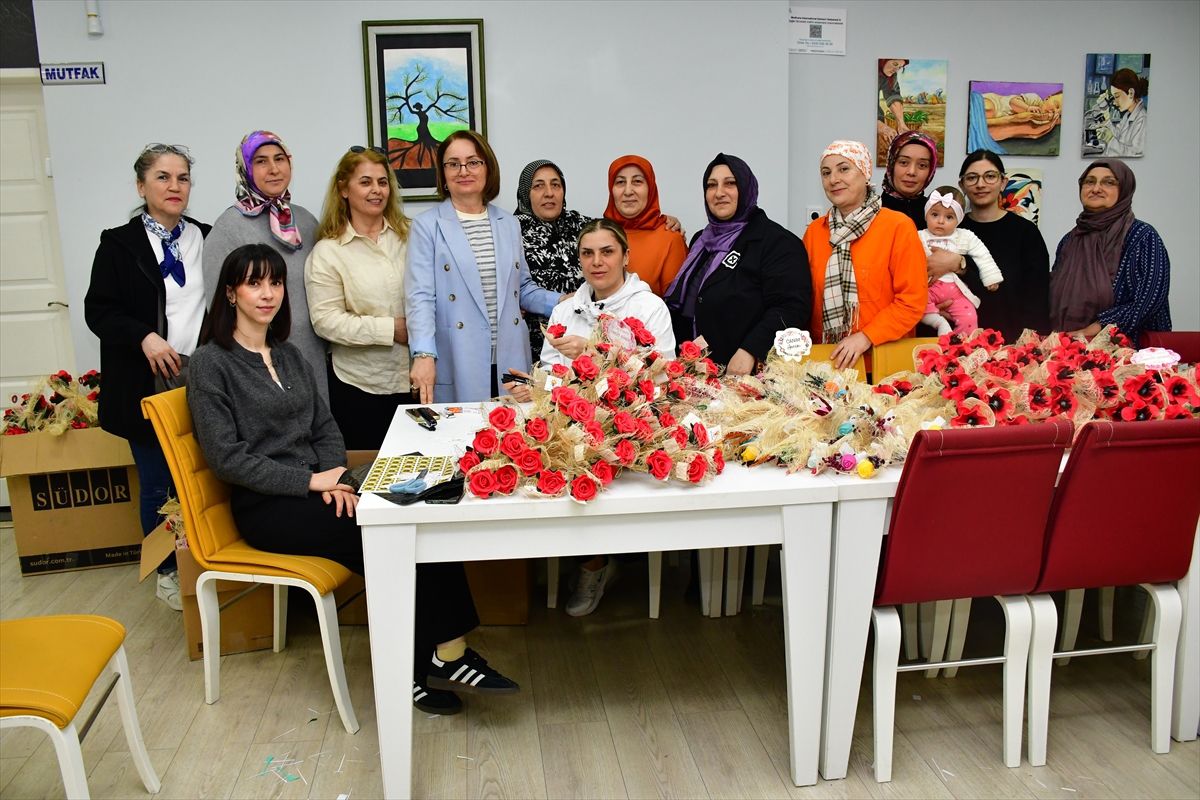 Terme’de Anneler Günü için Kadınların El Emeği Ürünleri Satışta