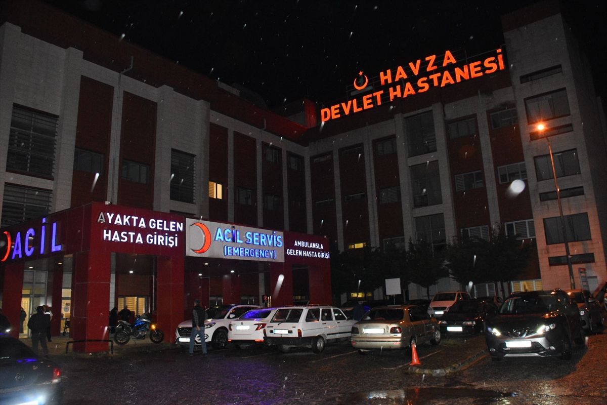 Havza’da Sağanak Sel: 12 Yaralı