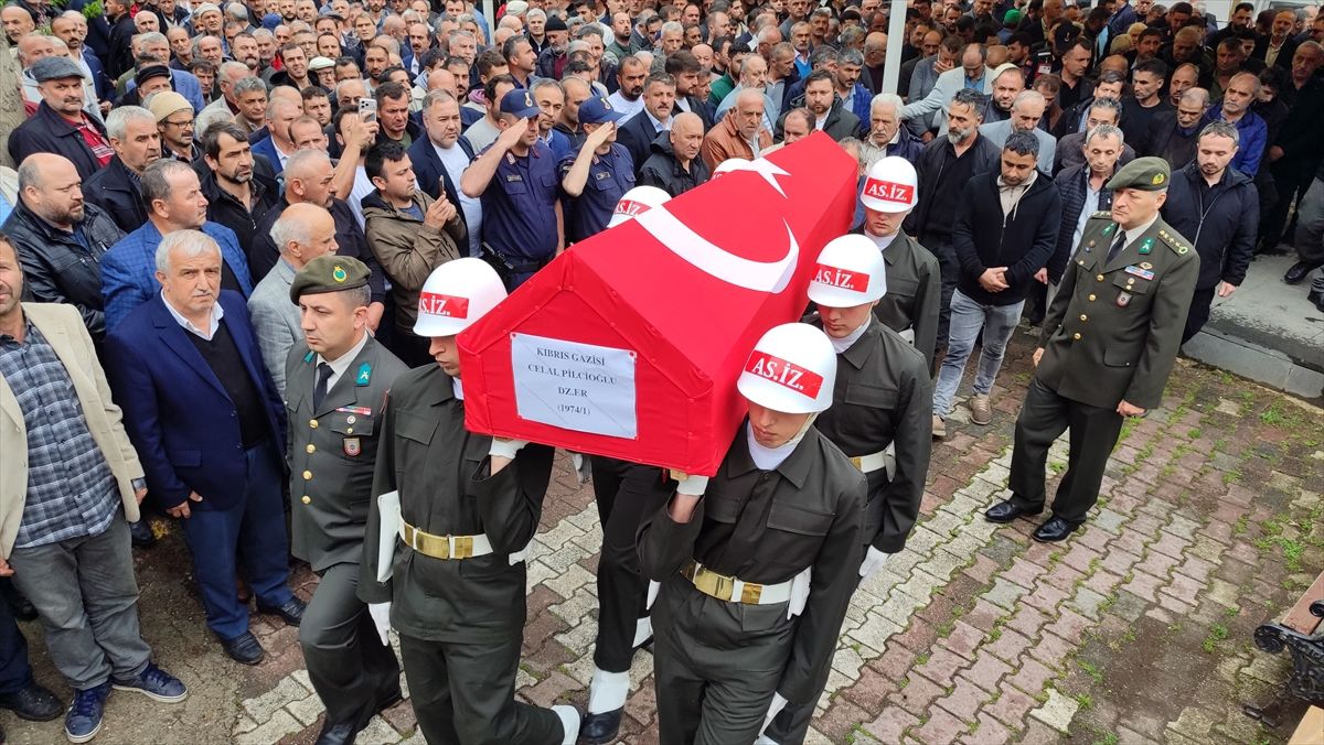 Kıbrıs Gazisi Celal Pilcioğlu Son Yolculuğuna Uğurlandı