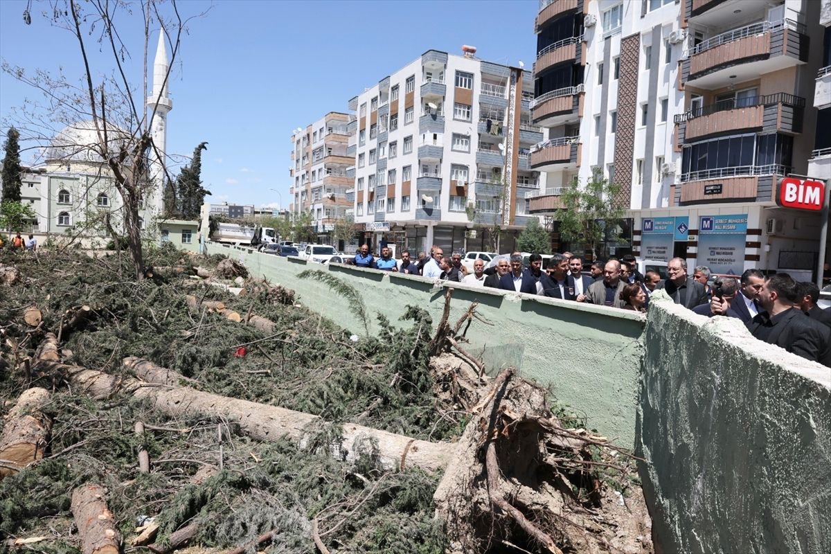 Birecik’teki Fırtına Hasar İncelemesi