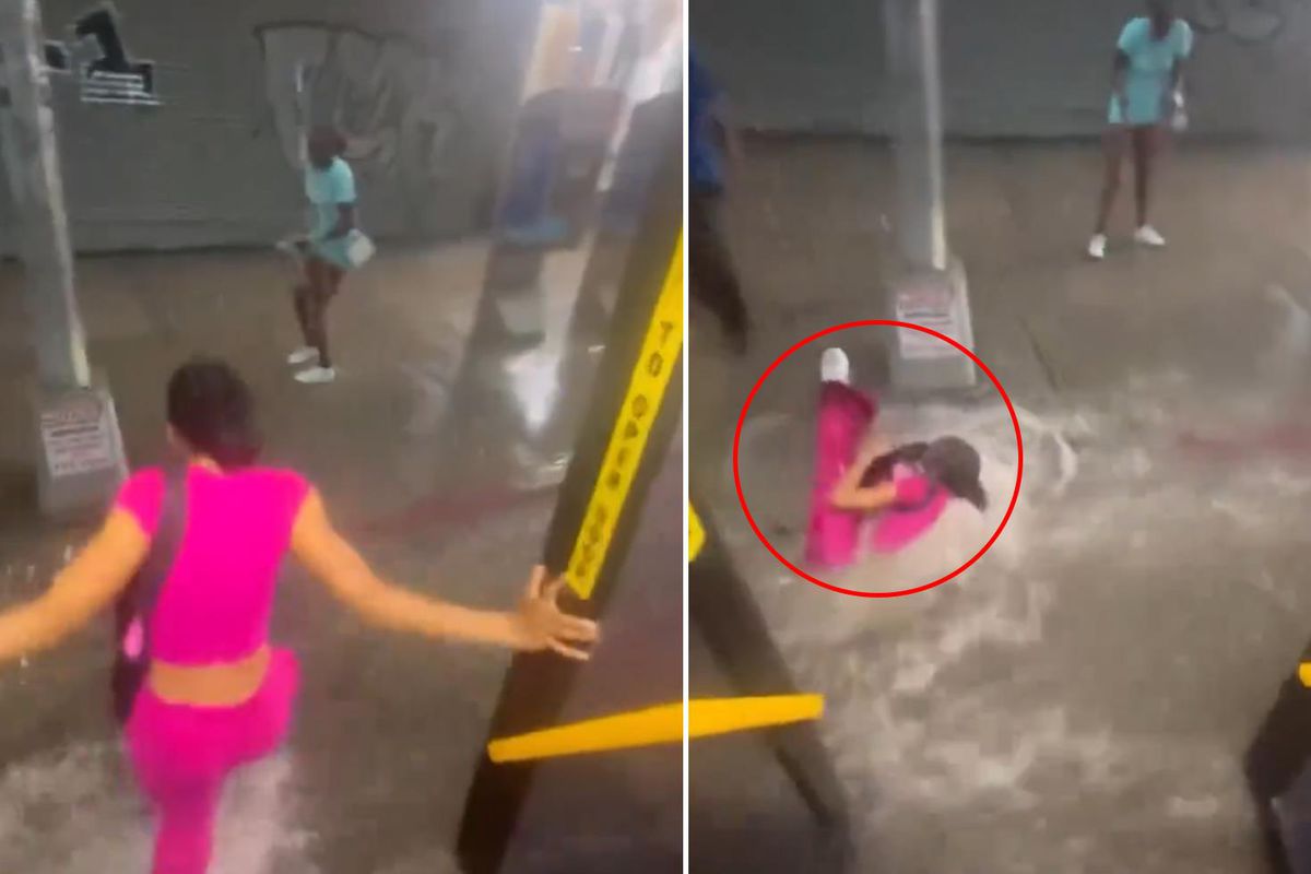 Selin vurduğu ABD’de kabus anları! Otobüsten inerken akıntıya kapıldı