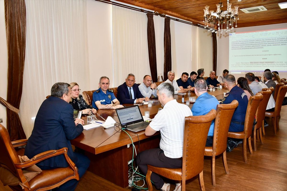 Silifke’de Okul Güvenliği Toplantısı
