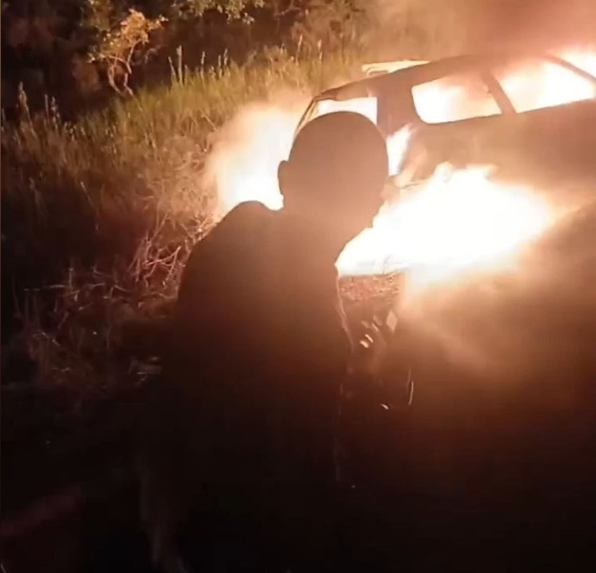 Silivri’de Otomobil Yangını