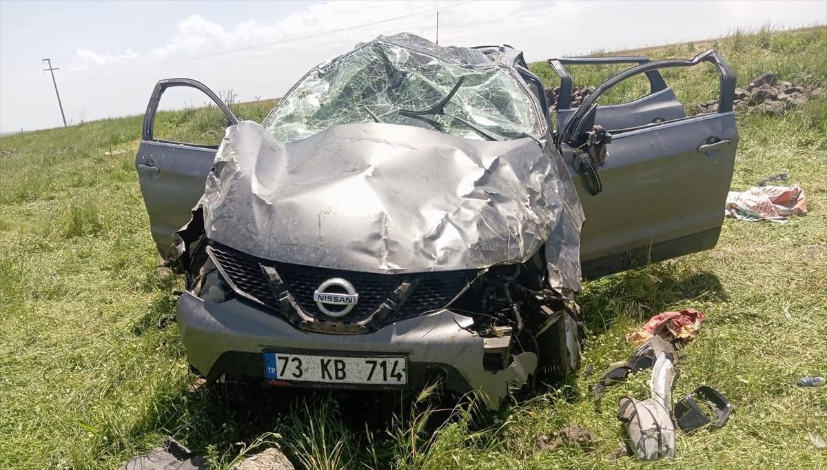 Şırnak’ta Takla Atan Araçta Sürücü Ağır Yaralandı
