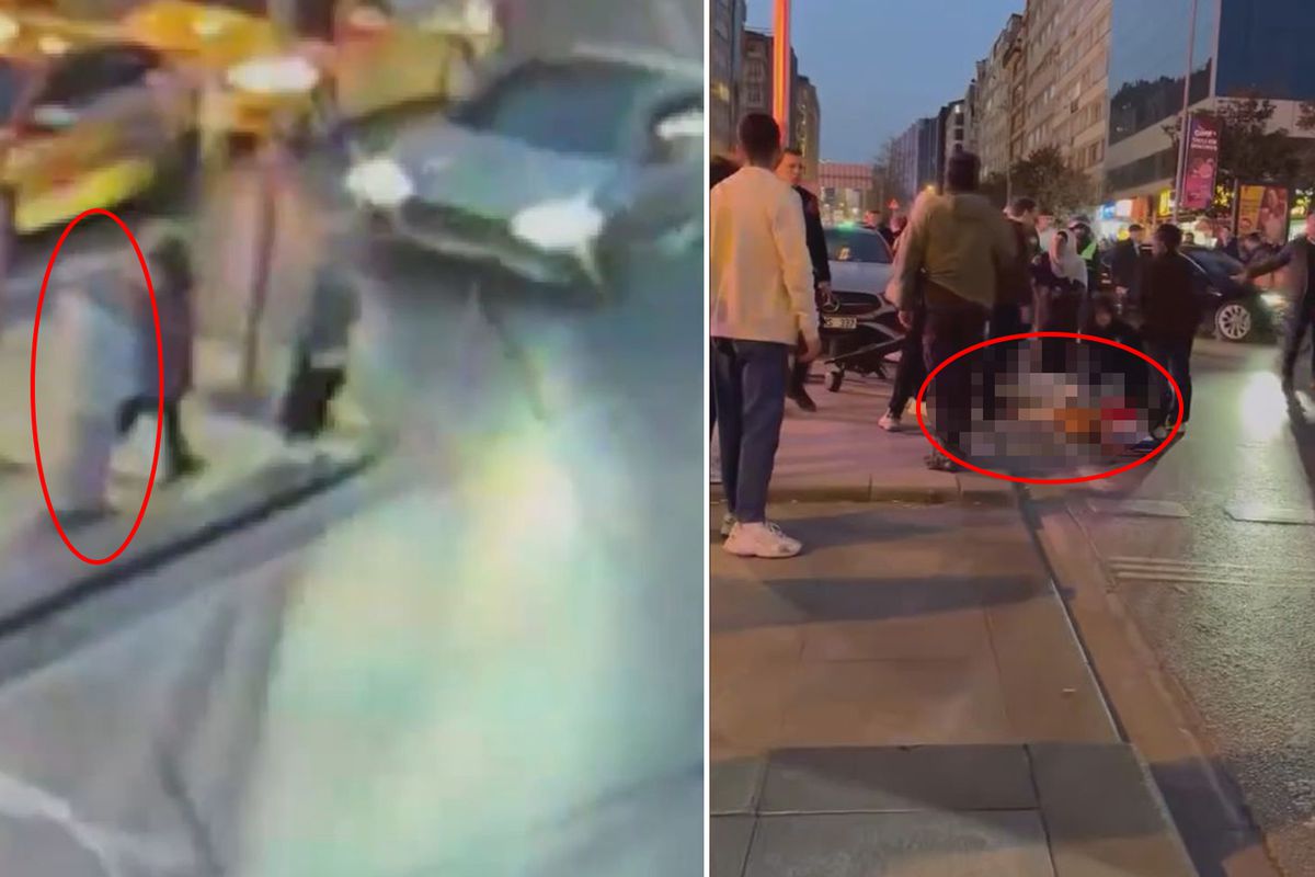 Şişli’de Mısırlı turistin hayatını kaybettiği kaza kamerada