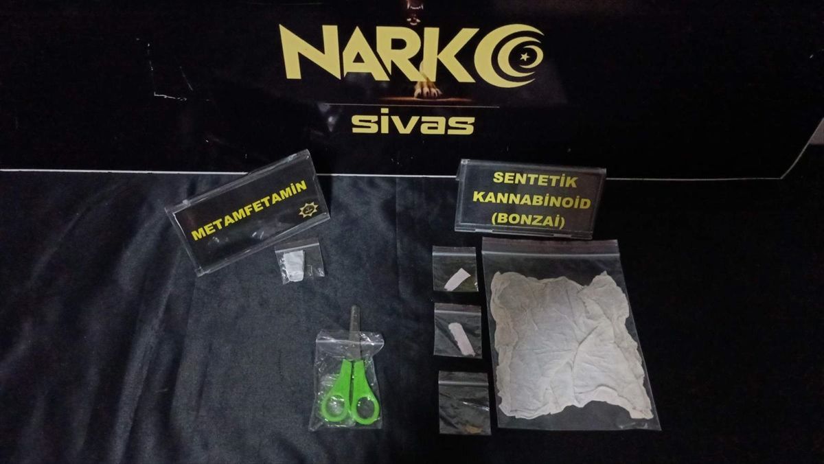 Sivas’ta Uyuşturucu Operasyonu: 3 Tutuklama