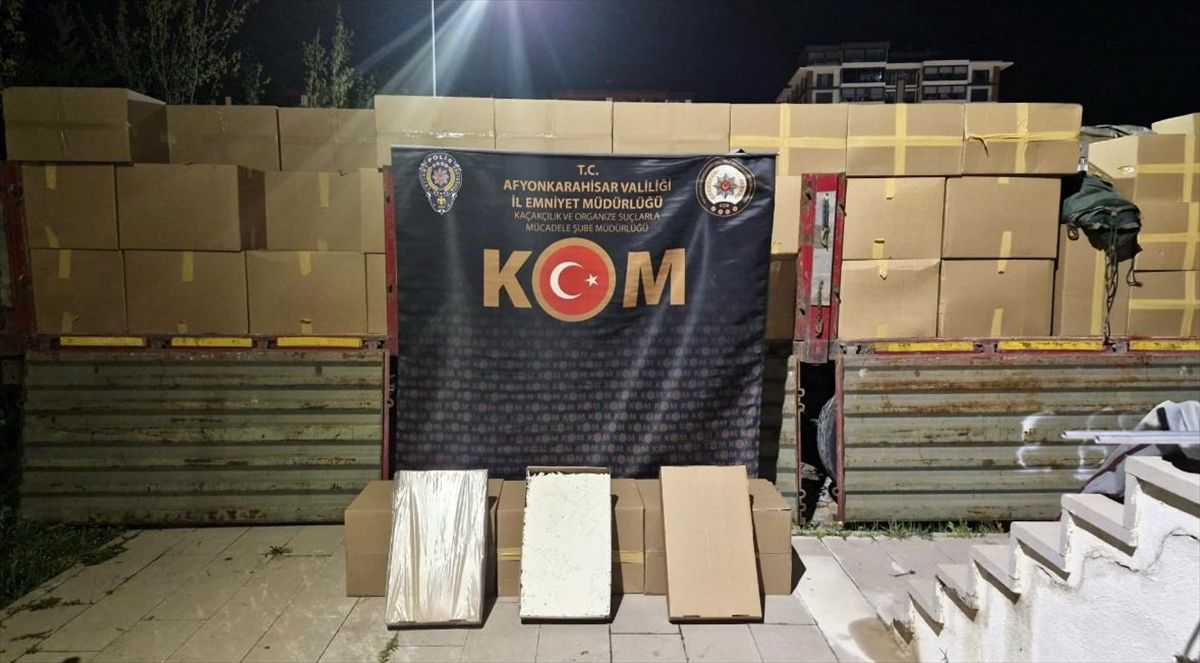 Afyonkarahisar’da 4.6 Miyon Makarona Operasyonu