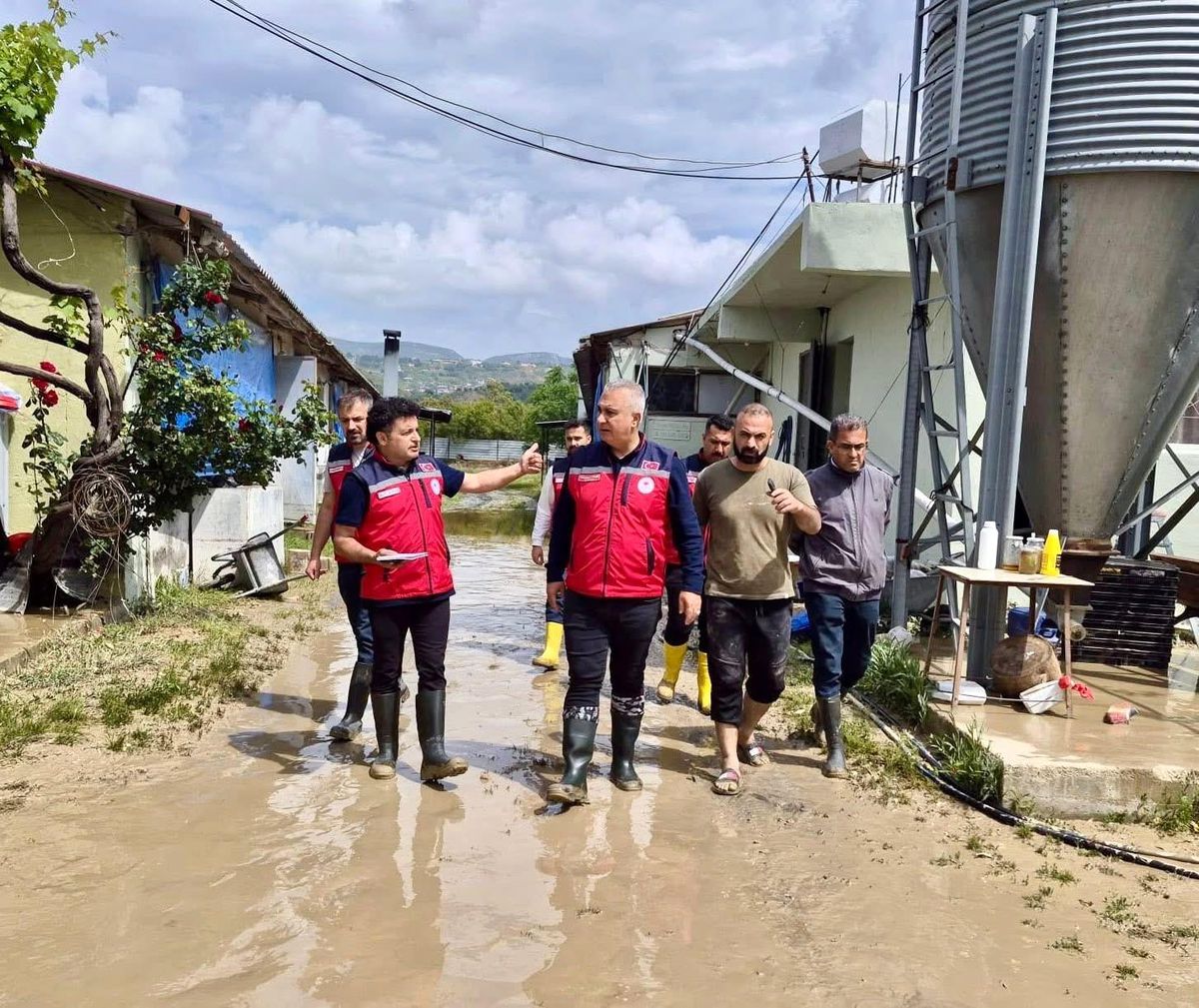 Hatay’da Sel Hasarı İncelendi