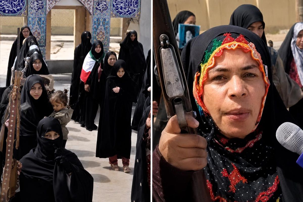 Tahran’da Halka Silah Eğitimi