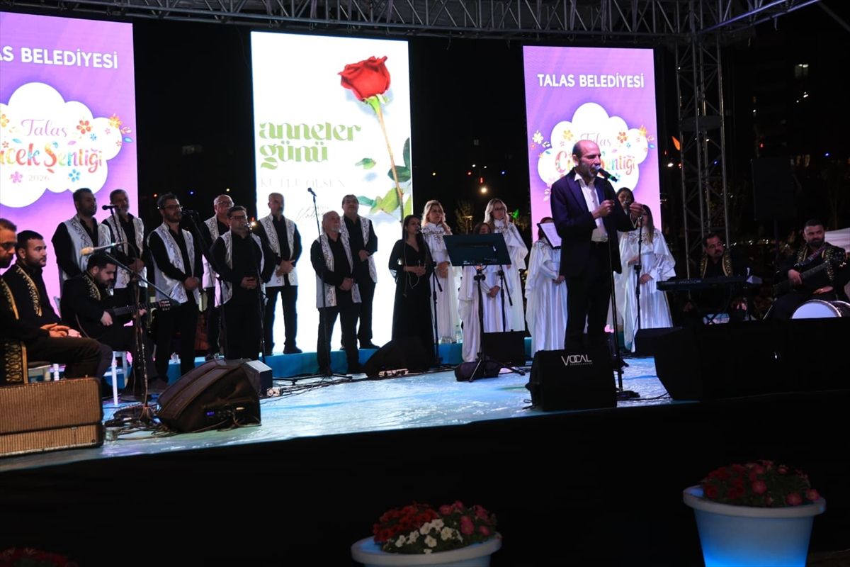 Talas’ta Çiçek Şenliği sona erdi