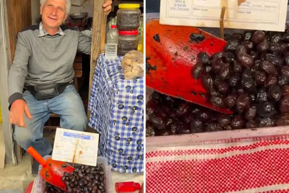 Zeytin Satıcısına Cezai İşlem