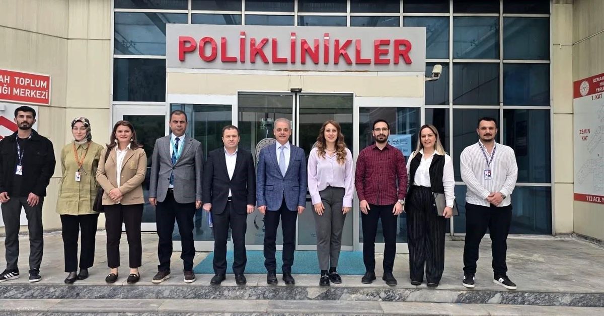 Dr. Cihan Tekin’den Kemah Hastanesi Ziyareti