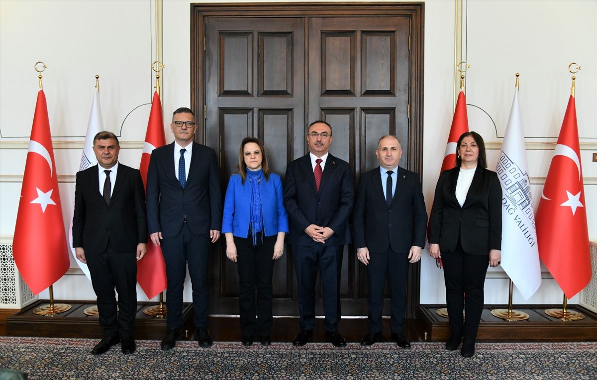 Vali Soytürk, SGK Müdürü Alan’ı kabul etti