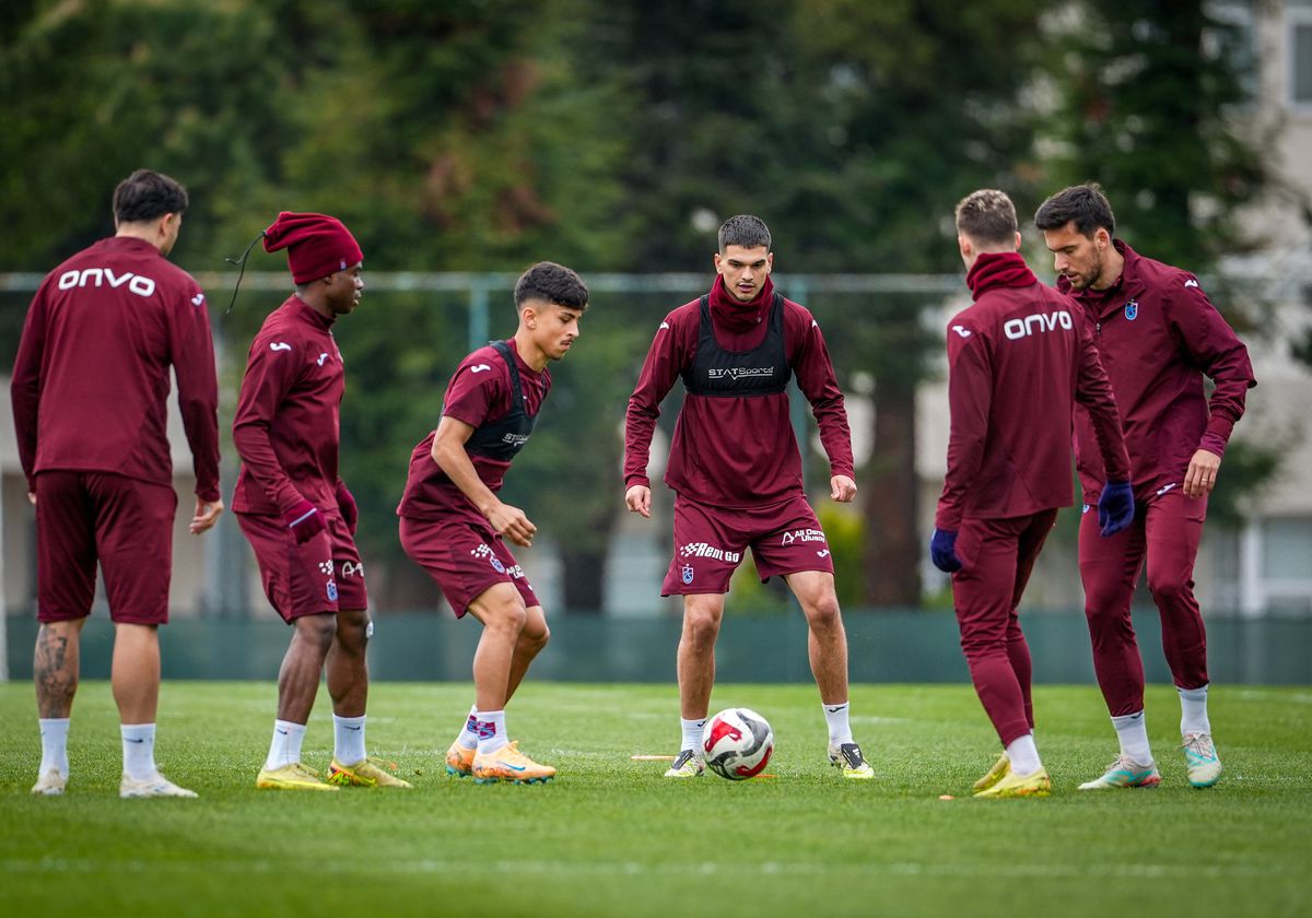 Trabzonspor, Beşiktaş Maçı Hazırlıklarını Sürdürüyor