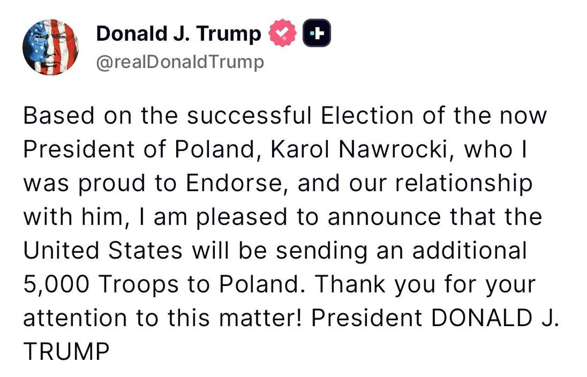 Trump, Polonya’ya 5 Bin Asker Gönderecek