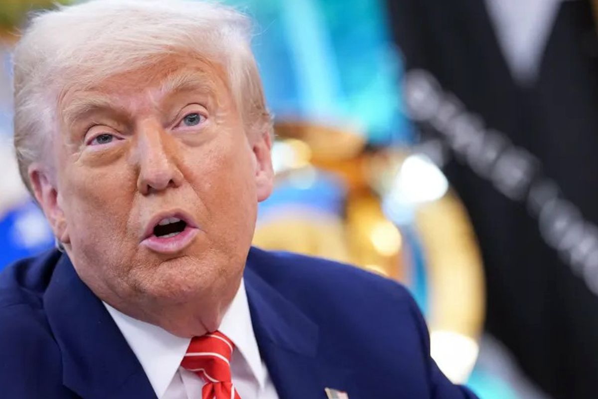 Trump’tan yanındaki çocuklara “İran” mesajı