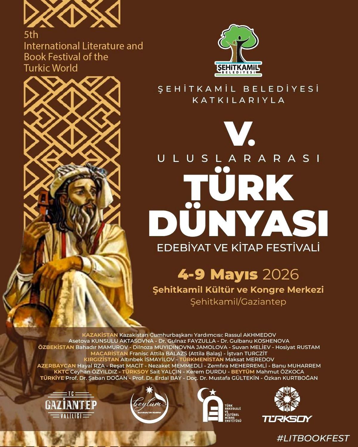 Türk dünyası Şehitkamil’de buluşuyor