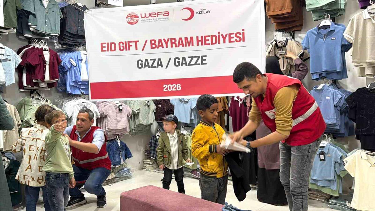 Türk Kızılay, Gazze’de Bayram Sevinci Yarattı