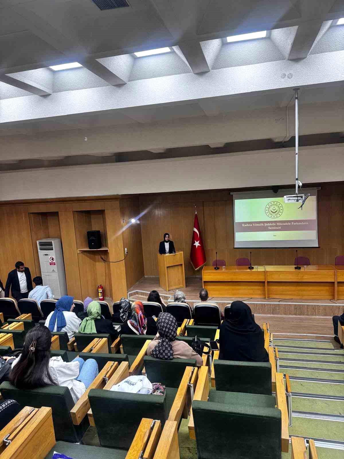 Elazığ’da Kadına Yönelik Şiddet Eğitimi