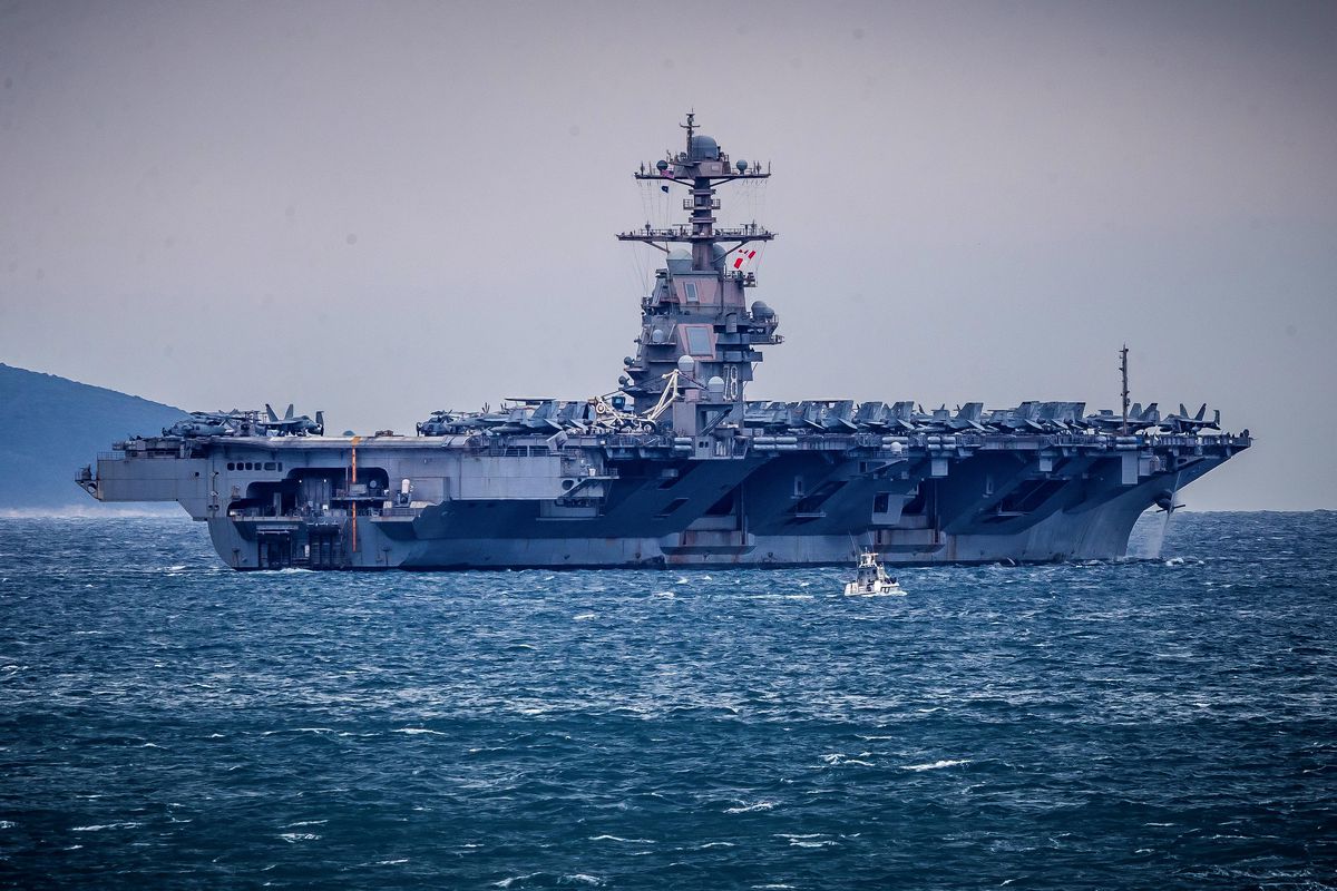 USS Gerald R. Ford Ortadoğu’dan Ayrılıyor
