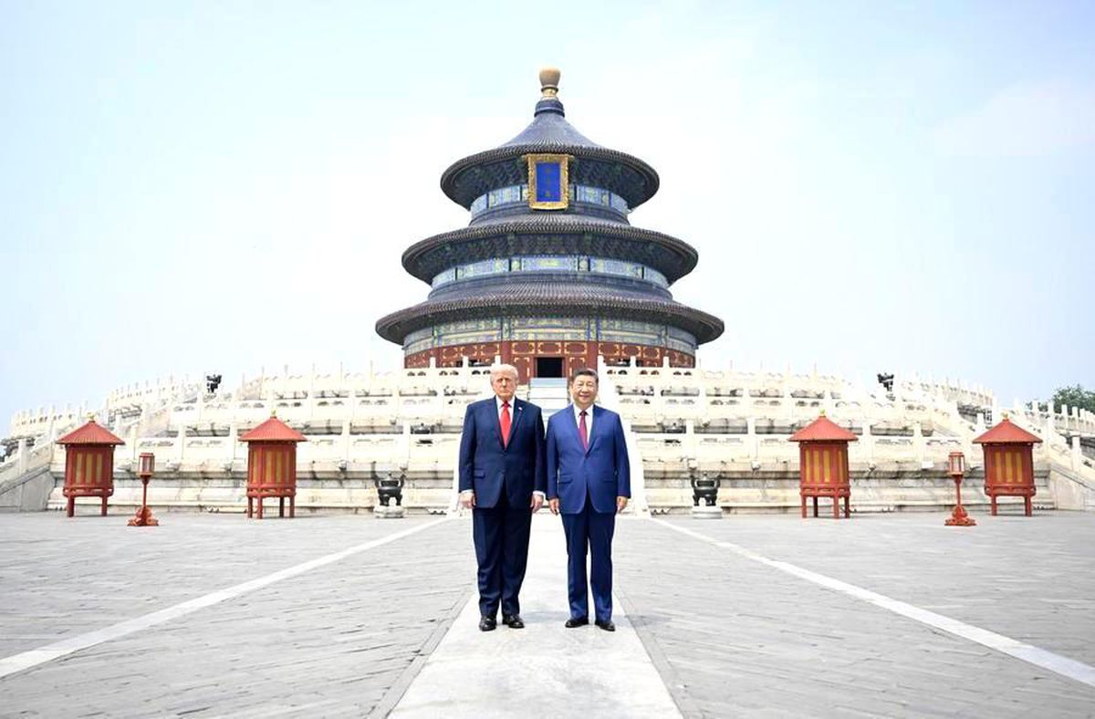 Xi Jinping ve Trump Cennet Tapınağı’nı Ziyaret Etti