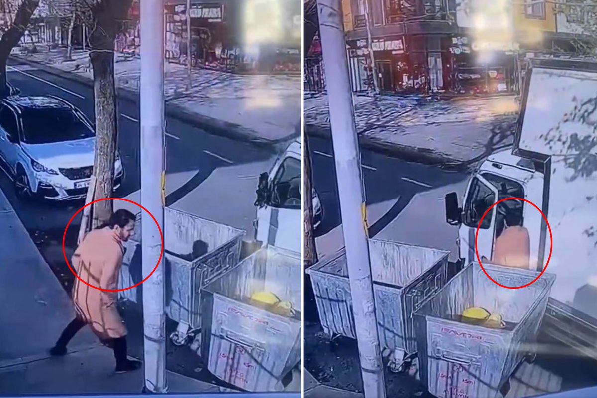 Yaptığı rezilliği kimse görmüyor sandı ama kamera kayıttaydı