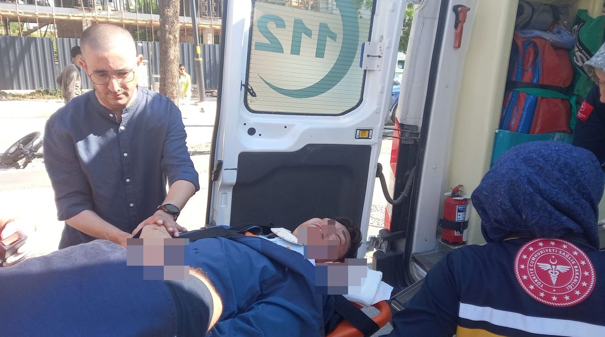 Aksaray’da Sağlık Görevlisinden Müdahale
