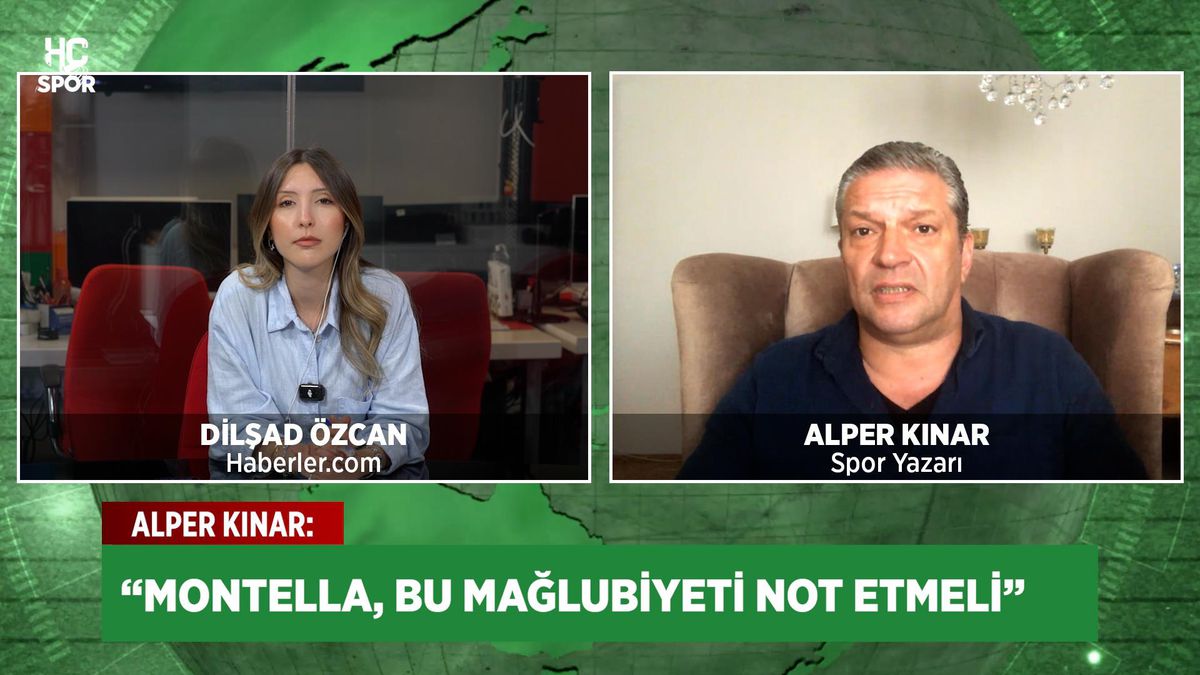 Alper Kınar’dan Montella’ya sert eleştiri: Dersine iyi çalışmamış