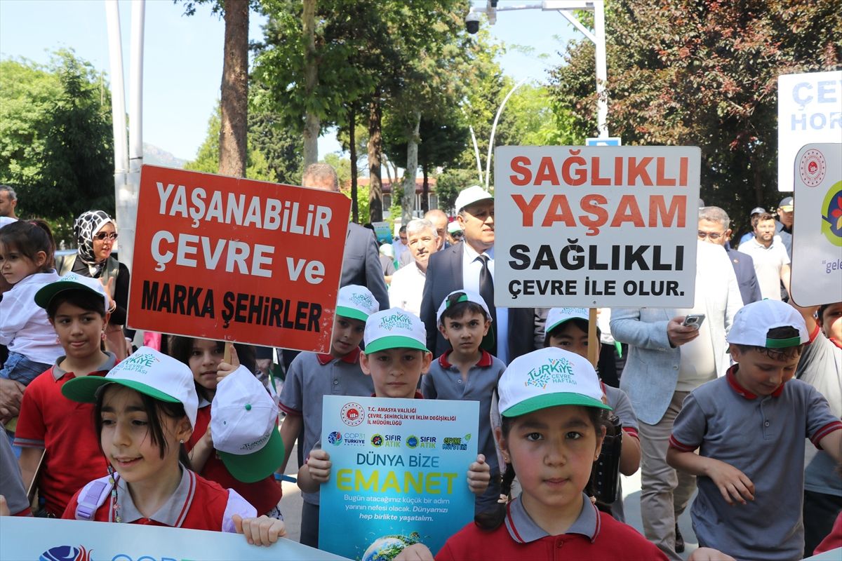 Amasya’da Çevre Yürüyüşü Düzenlendi