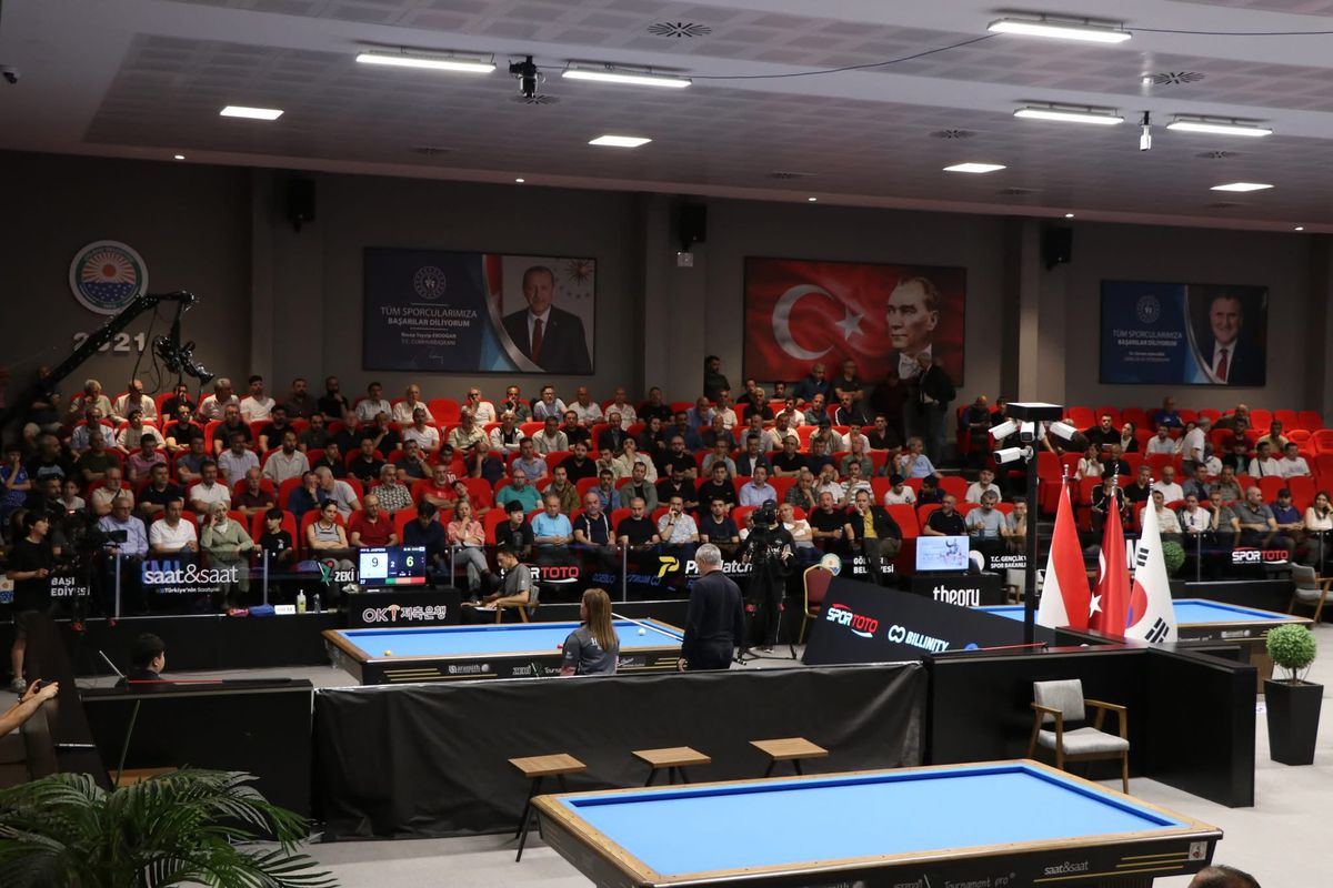 3 Bant Bilardo Dünya Kupası’nda Şampiyon Myung Woo Cho