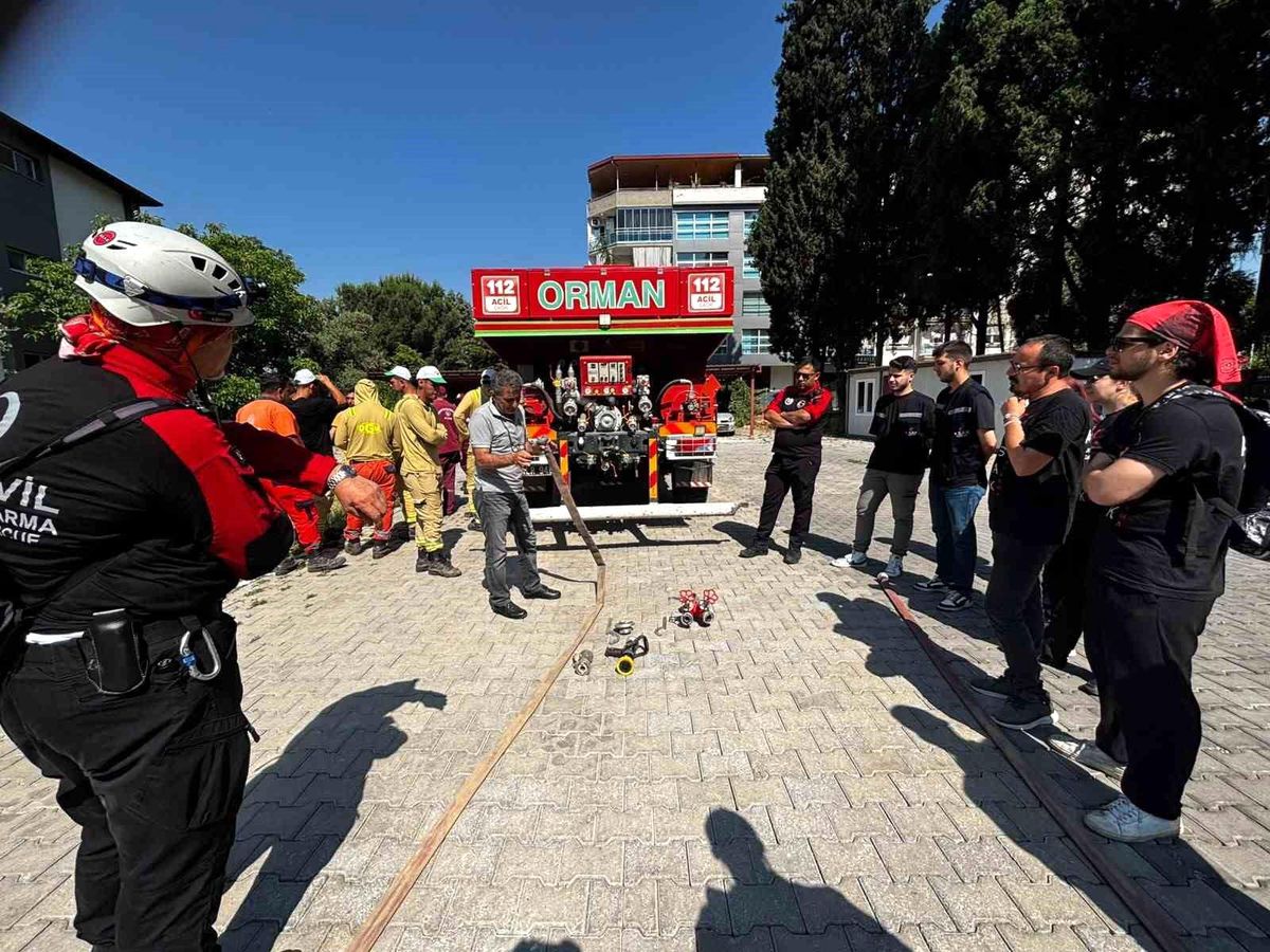 Aydın’da Orman Yangınları Eğitimleri Devam Ediyor