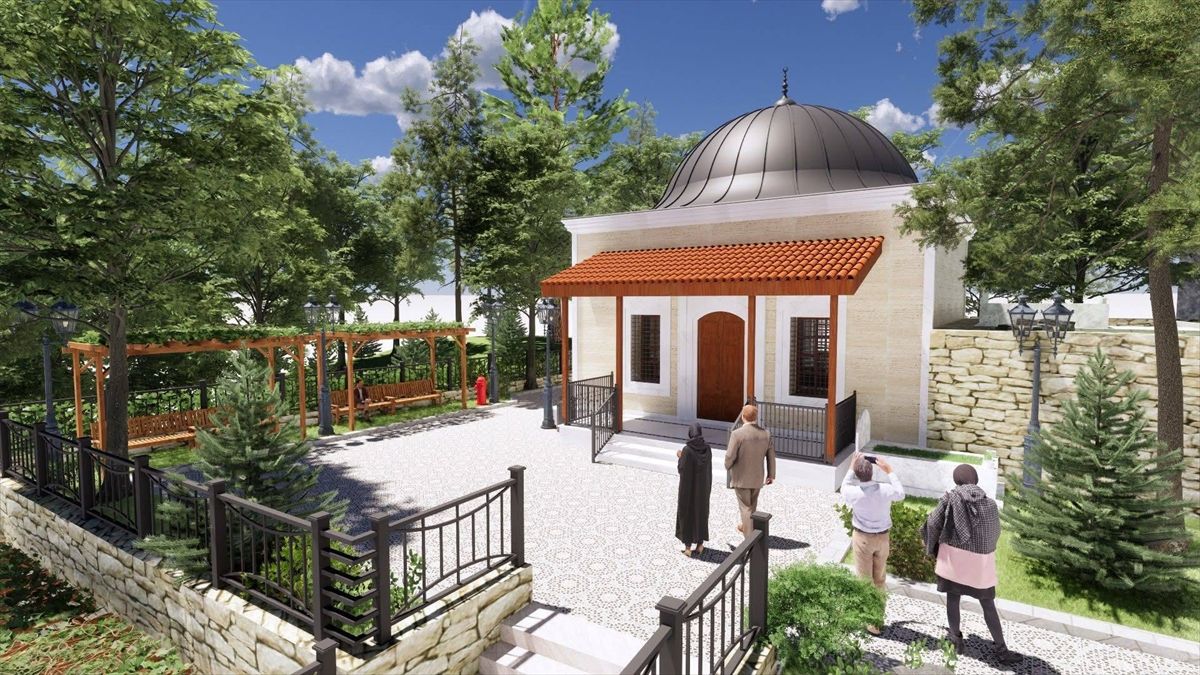 Vahib-i Ümmi Türbesi Restorasyonu İncelendi