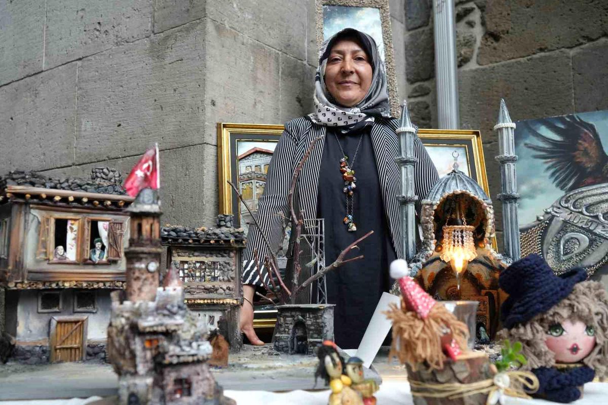 Atıkları sanata dönüştürüyor: Onun gözünde hiçbir şey ‘çöp’ değil