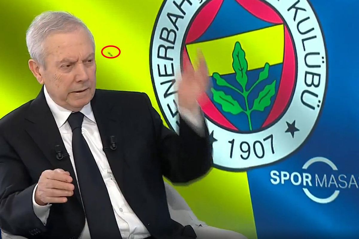 Aziz Yıldırım’ın canlı yayında sinekle imtihanı